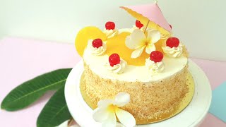 pina colada cake recipe  pinacolada cake  pineapple coconut cake  how to make pina colada cake [upl. by Dianuj]