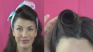 HOW TO roll VICTORY ROLLS 6 DIFFERENT ways  Fitfully Vintage [upl. by Seel561]