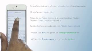 Lycamobile Schweiz  Mobiles Internet Einstellungen für iPhone [upl. by Sirahc]