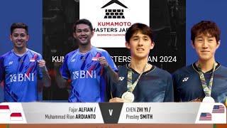 Fajar AlfianMuhammad Rian Ardianto INA vs Chen Zhi YiPresley Smith US  R32 Kumamoto Masters [upl. by Scharaga]