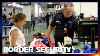 Nervous Traveller Caught Lying to Officers About Suspicious Souvenir  Border Security Australia [upl. by Milissent372]