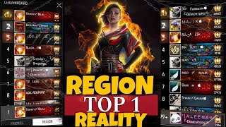 REGION TOP 1 REALITY 🔥 TOP 1 BOTH ACC BLACKLISTED 😢😭 [upl. by Bettye]