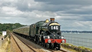 5029 Nunney Castle on the Torbay Express Sunday 3rd August 2014 [upl. by Oicnaneb]