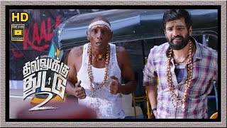 Dhilluku Dhuddu 2 Full Movie  Santhanam and Mottai Rajendran Return from Sabari malai [upl. by Nannette]