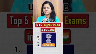 Top 5 Toughest Exams in India top5 shorts india exam exams toughestexam fyp quiz yt [upl. by Fernandina]