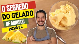 GELADO DE ABACAXI  Refrescante e delicioso [upl. by Annetta]