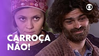 Petruchio vai à casa de Catarina para noivar  O Cravo e a Rosa  TV Globo [upl. by Senilec]