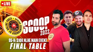 SCOOP 2022 95H 10K NLHE MAIN EVENT│FINAL TABLE with James Joe Griffin amp Nick ♠️ PokerStars [upl. by Freudberg360]