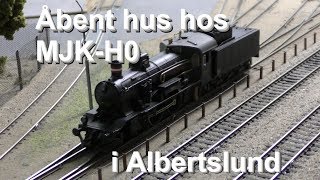 Åbent hus hos Modeljernbaneklubben H0 i Albertslund [upl. by Ayamahs966]