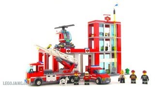 LEGO City Fire Station 60004 set review [upl. by Torres]