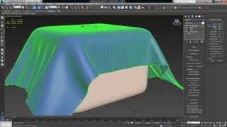 3ds Max Tutorial Beginner  Cloth Simulation [upl. by Kenay]