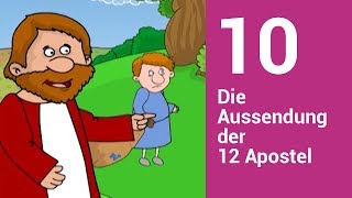 Die Aussendung der 12 Apostel  Die Bibel einfach erzählt [upl. by Airolg]