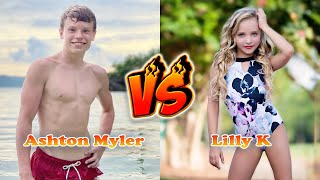 Ashton Myler VS Lilly K Transformation 👑 From Baby To 2024 [upl. by Hiram]