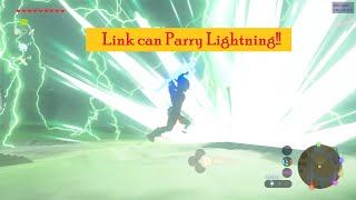 Link can parry LIGHTNING [upl. by Ordnazil]