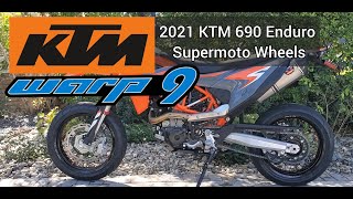 KTM 690 Enduro R to Supermoto [upl. by Nosinned]