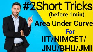 Area Under Curve ShortTrick2 for IIT NIMCET JNU BHU JMI of TMWT [upl. by Brainard183]