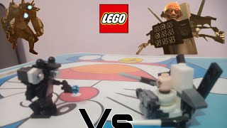 Lego Titan cameraman vs Scienctist toilet mini [upl. by Nea]