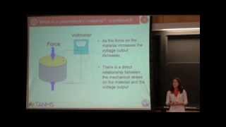 Smart Materials Introduction to Piezoelectricity lecture by Elizabeth Vanderhoef [upl. by Hoes]