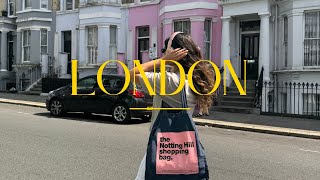 LONDON VLOG  viral chocolate covered strawberries notting hill bookstores and more [upl. by Ardnasyl]