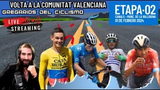 ðŸš´â€â™‚ï¸ Â¡En Vivo ETAPA 2 Vuelta a la Comunidad Valenciana 2024 Ciclismo Rubio Buitrago Aular [upl. by Mullins141]