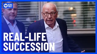 Inside The RealLife Succession Drama Playing Out In The Murdoch Family  10 News First [upl. by Borlow]