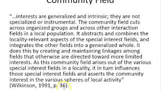 Interactionist Theory of Community [upl. by Hoo]