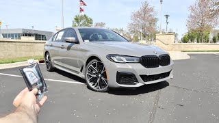 2022 BMW 540i Start Up Test Drive Walkaround POV and Review [upl. by Licha]