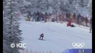 Alpine Skiing  Mens Downhill  Lillehammer 1994 Winter Olympic Games [upl. by Alexio]