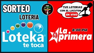 Sorteo LOTEKA TE TOCA LA PRIMERA En VIVO de hoy domingo 1 de diciembre del 2024 loteka envivo [upl. by Kelsy]