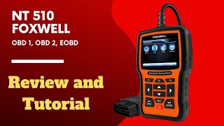 FOXWELL NT510 OBD I OBD II EOBD Scanner [upl. by Charpentier]