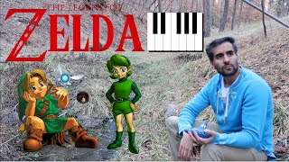 The Legend of Zelda  Lost Woods Sarias Song Piano Cover [upl. by Anwahsat746]