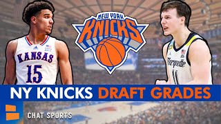 New York Knicks Draft Grades From 2024 NBA Draft [upl. by Mortimer]