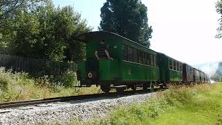 Taurachbahn Dampfzug 2024 Schmalspurbahn Lungau Mauterndorf Murtalbahn [upl. by Borden632]