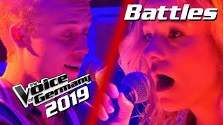 Billie Eilish  Lovely David Maresch vs Veronika Twerdy  The Voice of Germany 2019  Battles [upl. by Eisac]