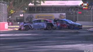 Chaz Mostert Huge Crash Live  Adelaide 2015 [upl. by Oigroig549]