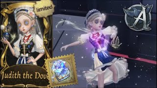 Top Perfumer Legendary Rank With Her New Skin quotJudith the Dovequot Limited S Skin Kites  Identity V [upl. by Kral]