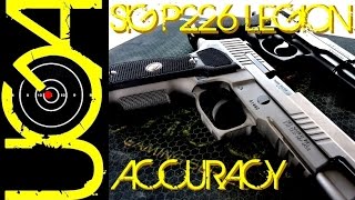 Sig Legion P226  Accuracy Awesome  Range Review  by UGA [upl. by Imis56]