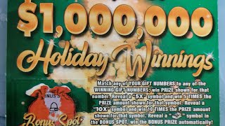 holiday winnings and payday bonus 70 dollar in Florida scratch off [upl. by Outlaw928]