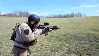 Gun Test Firing the Beretta ARX160 Rifle [upl. by Akital476]