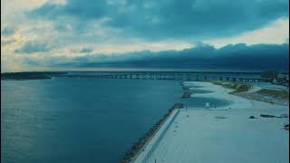 Enigmatic Daybreak to Dusk Unveiling Destin Harbor Under Overcast Skies in less than 60 Seconds [upl. by Barrett]