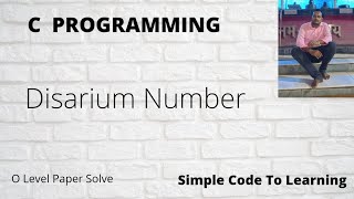 C Program To Check If The Given Number Is A Disarium Number Hindi [upl. by Nyllewell]