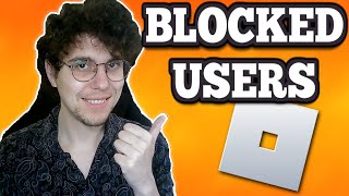 How To Find Blocked Users On Roblox [upl. by Bastian838]