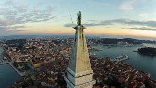 Rovinj Iz Zraka  Rovinj From The Air  Panoramica Rovigno  Istria Croatia [upl. by Braasch]