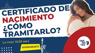 CERTIFICADO o ACTA de NACIMIENTO Guía PASO a PASO 👶 [upl. by Joline]