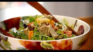 Steak Salad with Roasted Eggplant  John Soules Foods [upl. by Barbie]