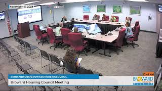 Broward Housing Council Meeting  November 15 2024 [upl. by Eserahc]