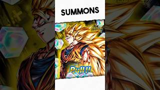 PAINFUL SUMMONS FOR NEW TRANSFORMING SSJ3 GOKU  Dragon Ball Legends [upl. by Rae]