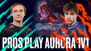 Pros play Aurora 1v1s  LEC Season Finals [upl. by Naek258]