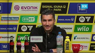 BVBTrainer Nuri Sahin nach 42 gegen Heidenheim quotSo verhalten sich Championsquot [upl. by Ahslek]