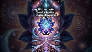 Third eye chakra intuition frequency energyhealing angelicfrequency chakrahealing [upl. by Anile]